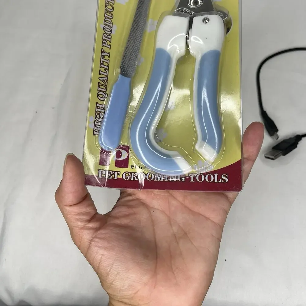 Pet Grooming Kit, Damgoo pet nail grinder + Nail Clipper/scissors and nail file
